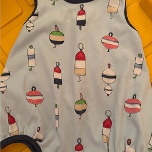 Nautical Buoy Print Baby Romper